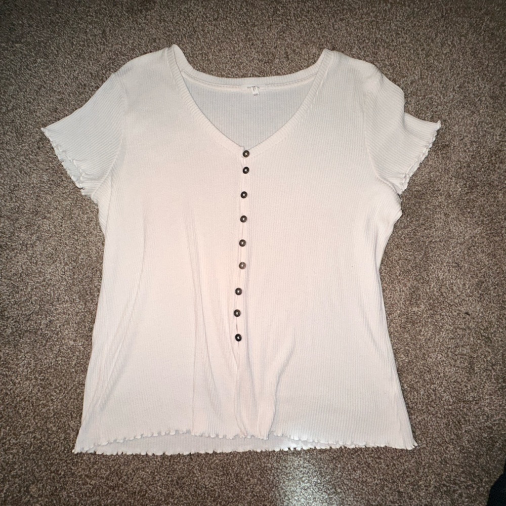 Maurice’s Baby Pink Button Top!